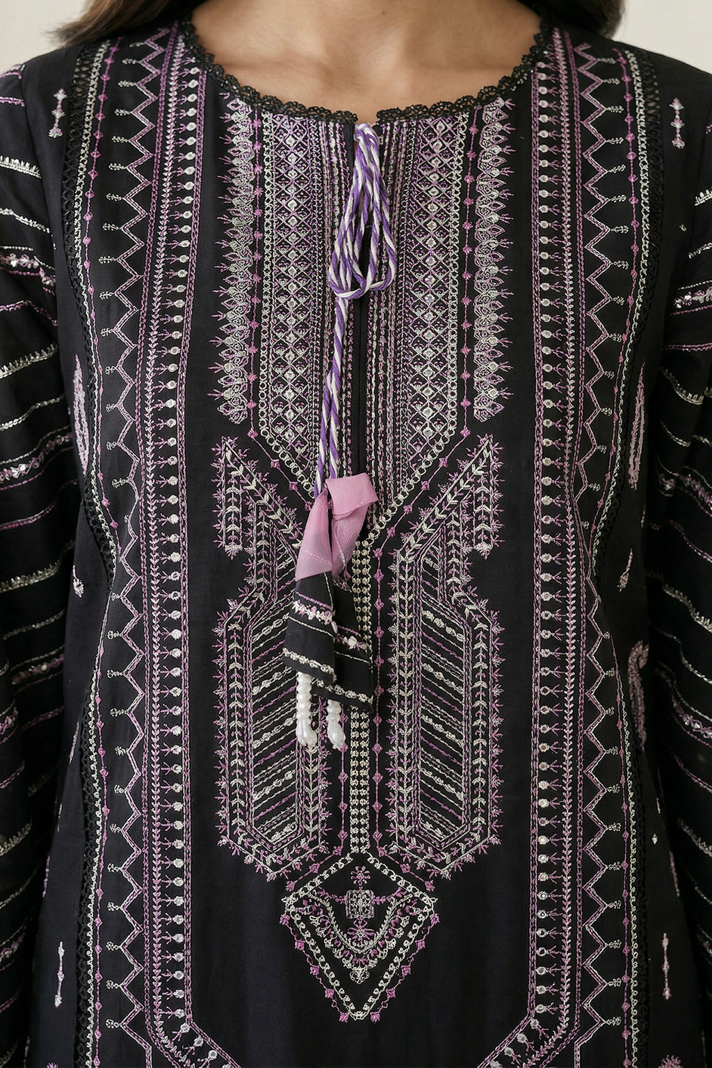 Embroidered Shirt Shalwar Dupatta - 0649
