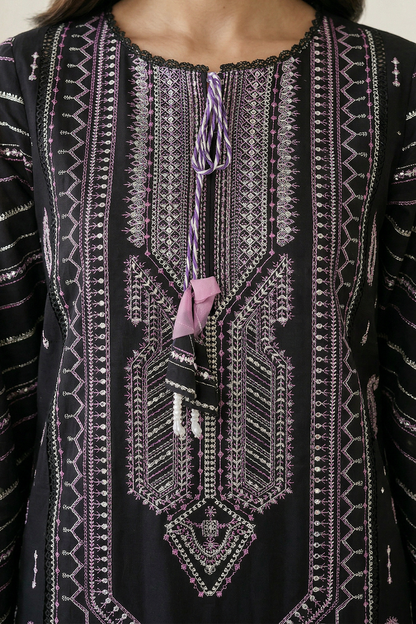 Embroidered Shirt Shalwar Dupatta - 0649