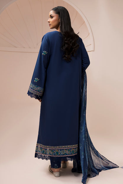 Embroidered Shirt Shalwar Dupatta - 0650