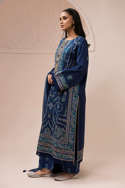 Embroidered Shirt Shalwar Dupatta - 0650