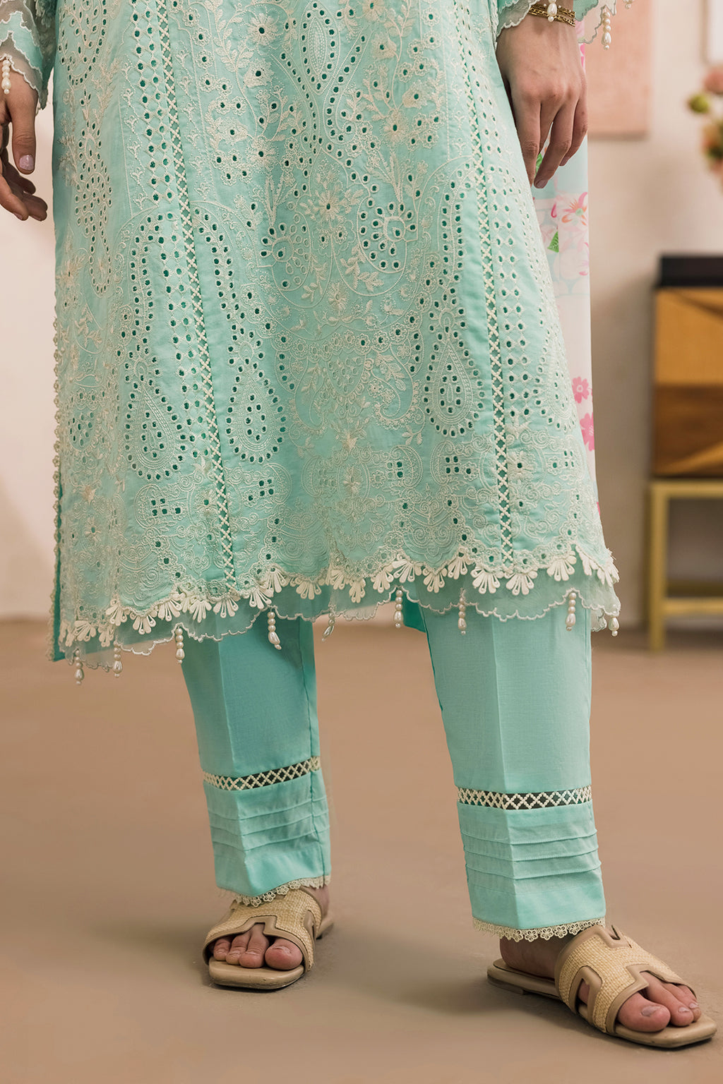Embroidered Shirt Shalwar Dupatta - 0651