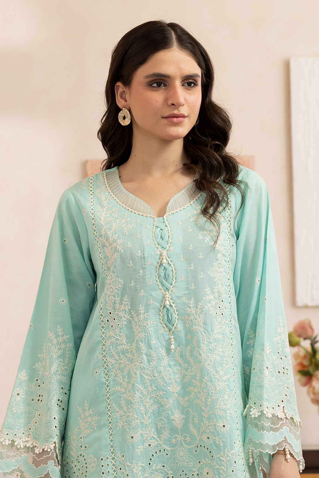 Embroidered Shirt Shalwar Dupatta - 0651