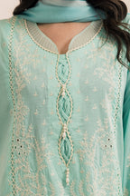 Embroidered Shirt Shalwar Dupatta - 0651