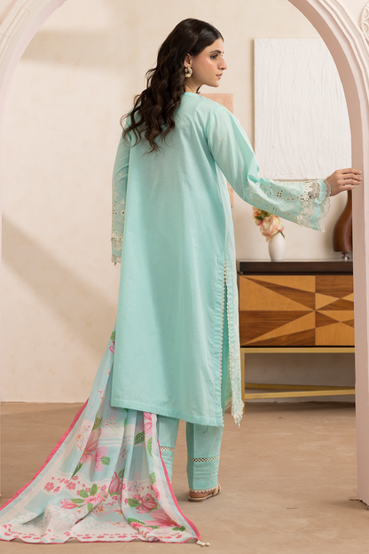 Embroidered Shirt Shalwar Dupatta - 0651