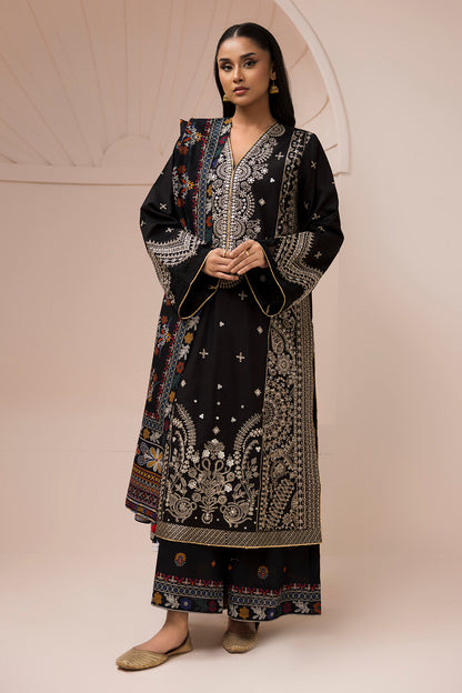 Embroidered Shirt Shalwar Dupatta - 0652