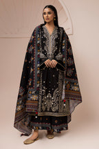 Embroidered Shirt Shalwar Dupatta - 0652