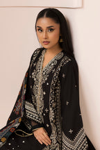 Embroidered Shirt Shalwar Dupatta - 0652