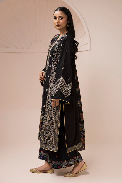 Embroidered Shirt Shalwar Dupatta - 0652