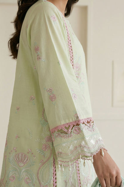 Embroidered Shirt Shalwar Dupatta - 0653