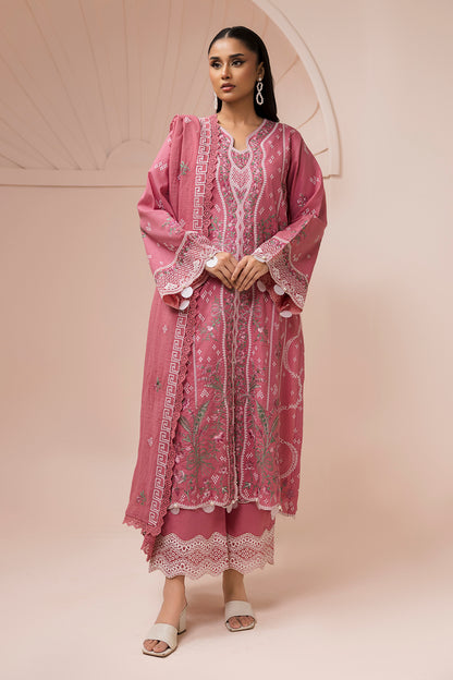 Embroidered Shirt Shalwar Dupatta - 0654