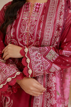 Embroidered Shirt Shalwar Dupatta - 0655