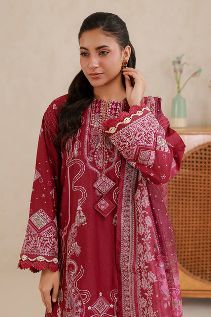 Embroidered Shirt Shalwar Dupatta - 0655