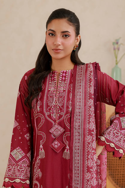 Embroidered Shirt Shalwar Dupatta - 0655