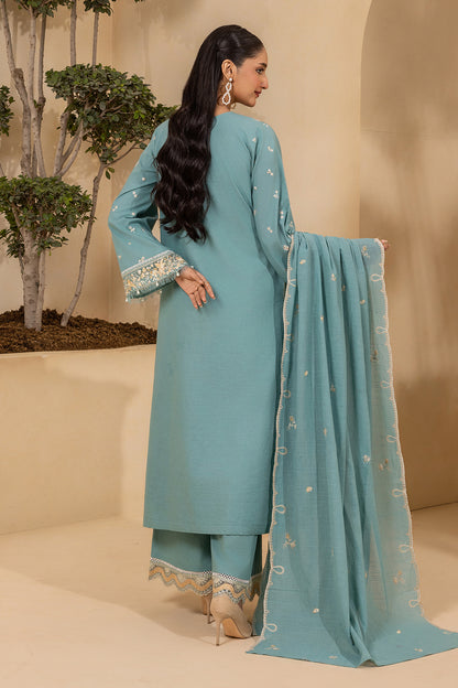 Embroidered Shirt Shalwar Dupatta - 0656
