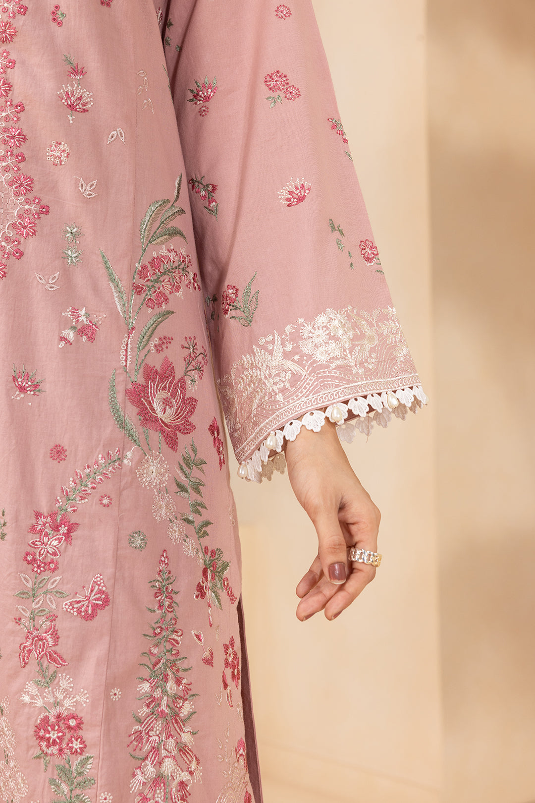 Embroidered Shirt Shalwar Dupatta - 0658