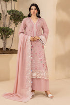 Embroidered Shirt Shalwar Dupatta - 0658