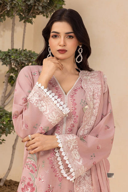Embroidered Shirt Shalwar Dupatta - 0658