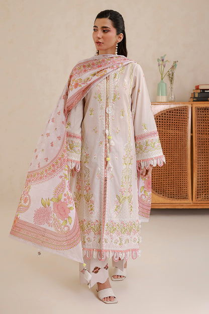 Embroidered Shirt Shalwar Dupatta - 0659