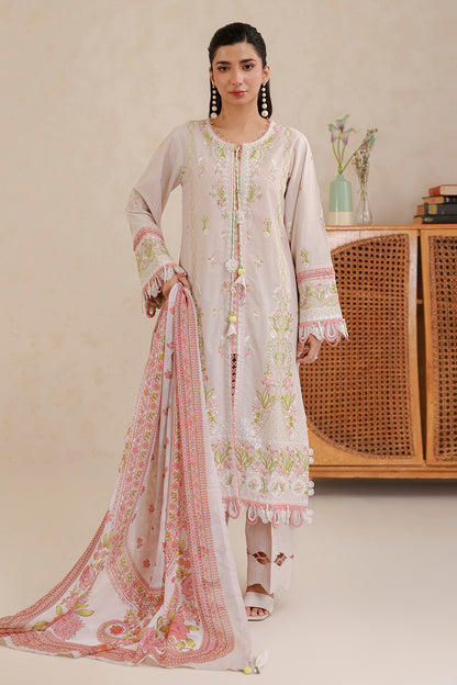 Embroidered Shirt Shalwar Dupatta - 0659