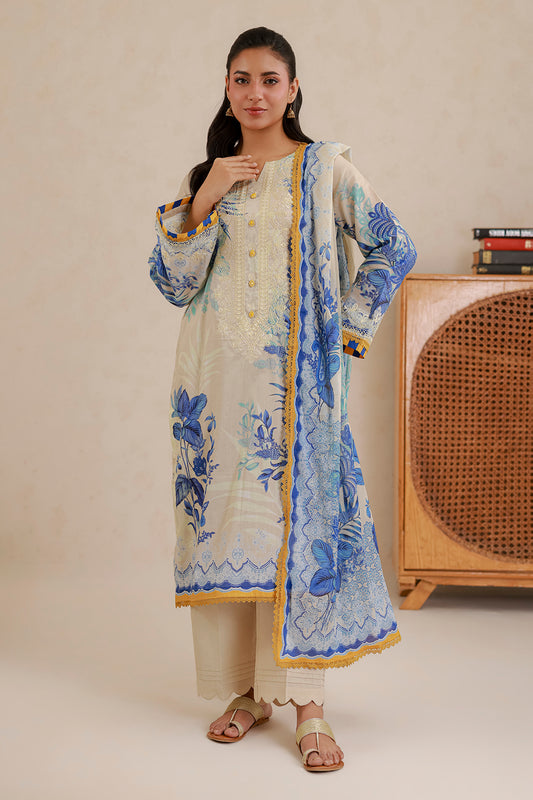 Embroidered Shirt Shalwar Dupatta - 0705