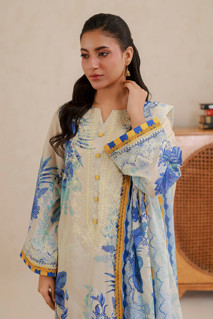 Embroidered Shirt Shalwar Dupatta - 0705