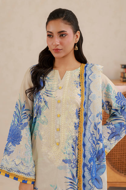 Embroidered Shirt Shalwar Dupatta - 0705