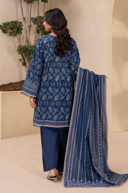 Embroidered Shirt Shalwar Dupatta - 0708