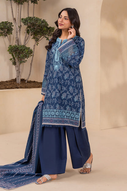 Embroidered Shirt Shalwar Dupatta - 0708