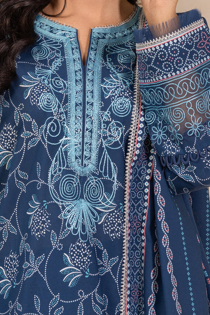 Embroidered Shirt Shalwar Dupatta - 0708