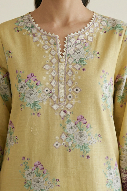 Embroidered Shirt Shalwar Dupatta - 0709