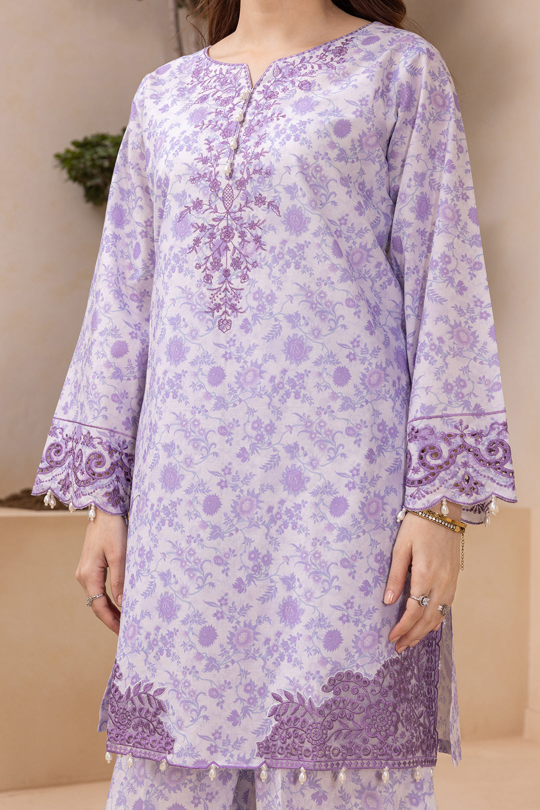Embroidered Shirt Shalwar Dupatta - 0712