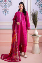 Embroidered Shirt Shalwar Dupatta - 0713