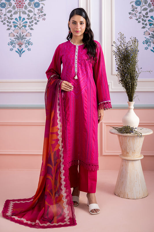 Embroidered Shirt Shalwar Dupatta - 0713