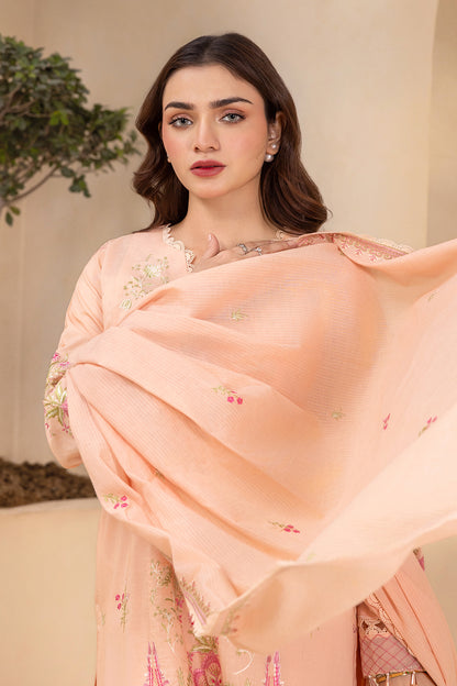 Embroidered Shirt Shalwar Dupatta - 0714