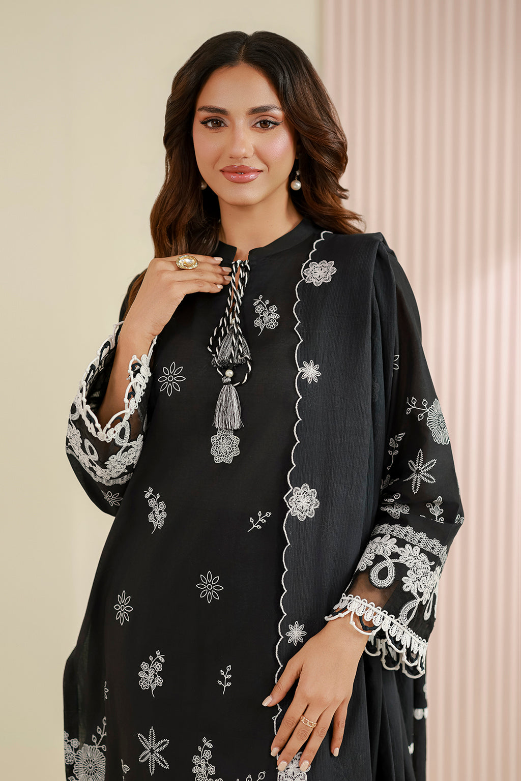 Embroidered Shirt Shalwar Dupatta - 0715