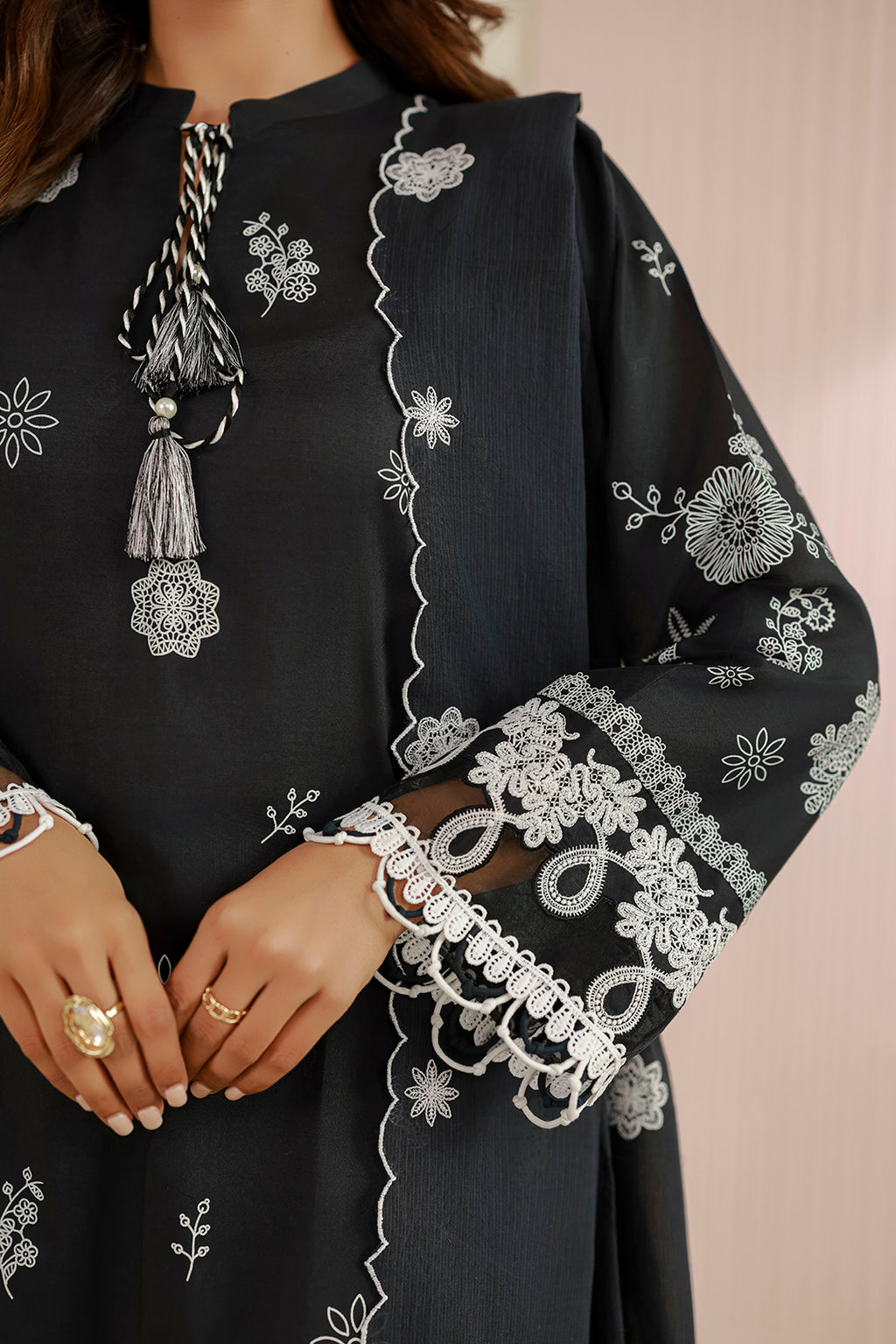Embroidered Shirt Shalwar Dupatta - 0715