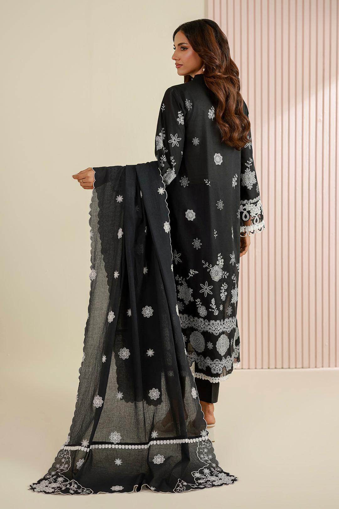 Embroidered Shirt Shalwar Dupatta - 0715
