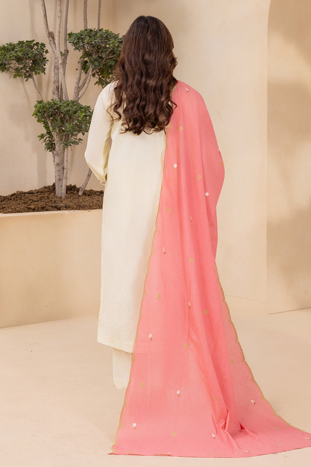Embroidered Shirt Shalwar Dupatta - 0716
