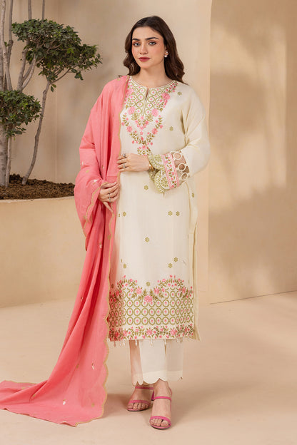 Embroidered Shirt Shalwar Dupatta - 0716