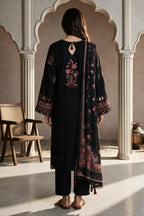 Embroidered Shirt Shalwar Dupatta - 0717