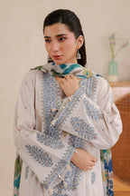 Embroidered Shirt Shalwar Dupatta - 0718