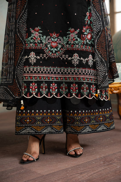 Embroidered Shirt Shalwar Dupatta - 0720