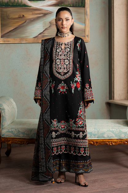 Embroidered Shirt Shalwar Dupatta - 0720