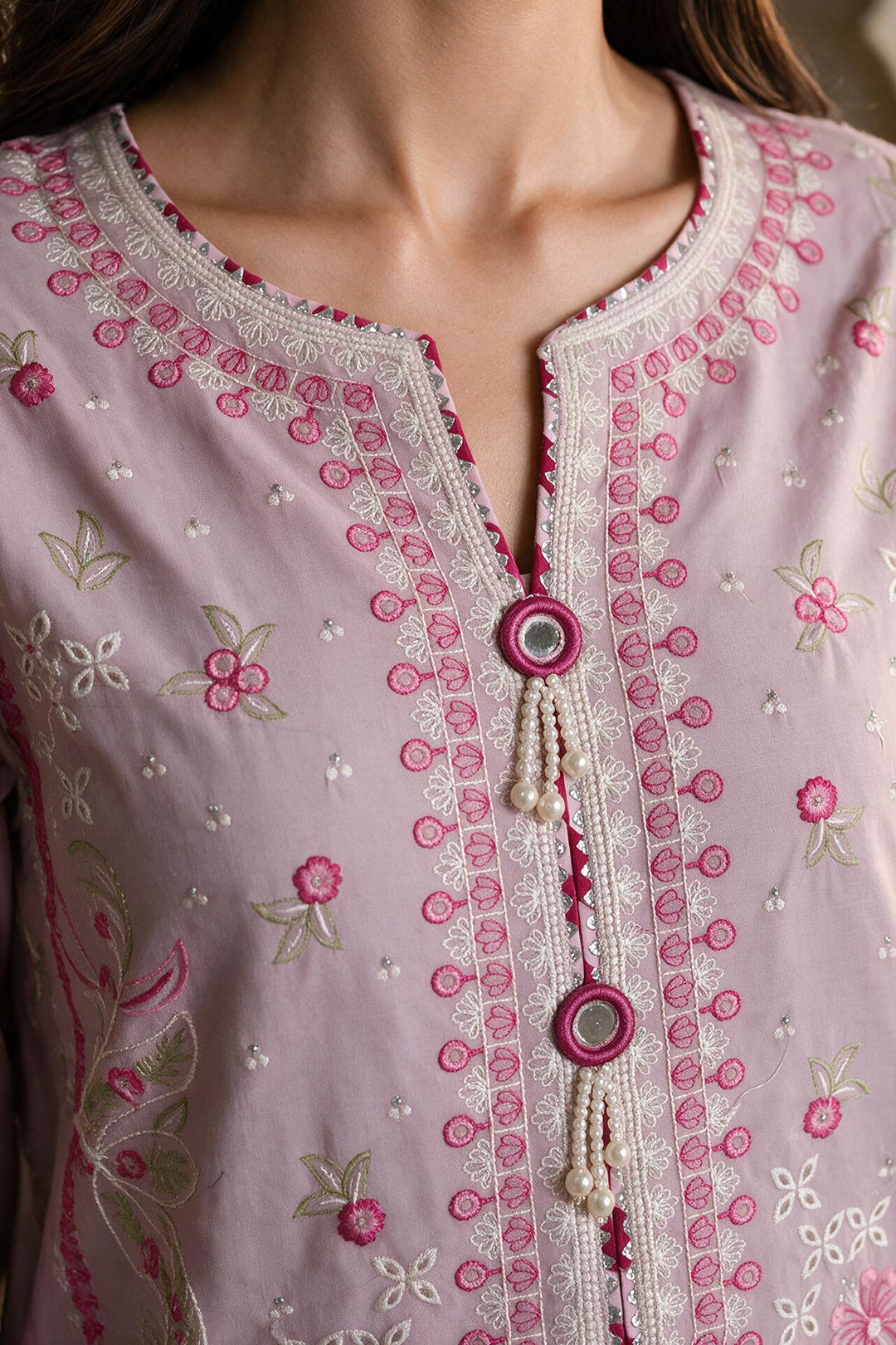 Embroidered Shirt Shalwar Dupatta - 0721