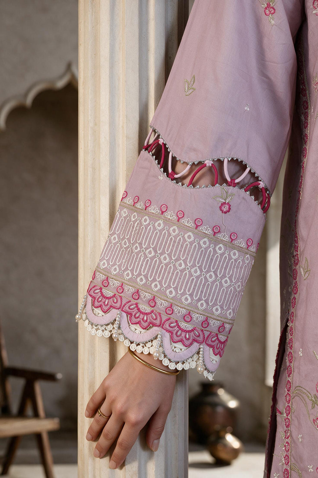 Embroidered Shirt Shalwar Dupatta - 0721