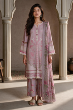 Embroidered Shirt Shalwar Dupatta - 0721
