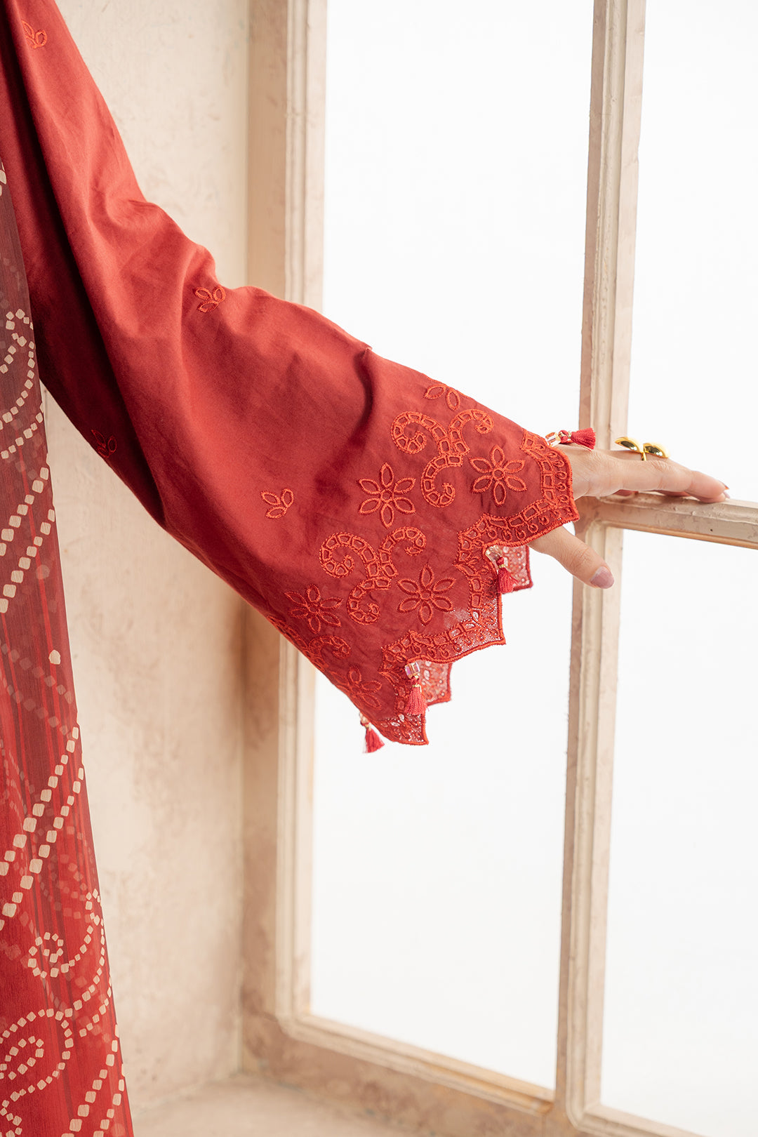 Embroidered Shirt Shalwar Dupatta - 0722