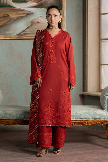 Embroidered Shirt Shalwar Dupatta - 0722