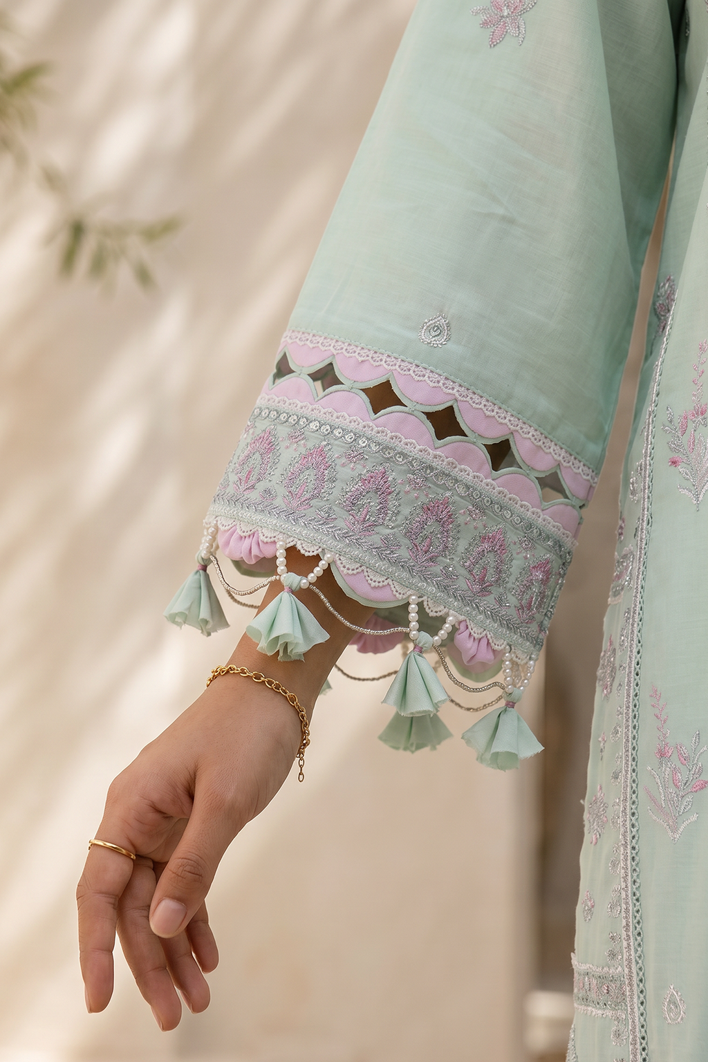 Embroidered Shirt Shalwar Dupatta - 0723