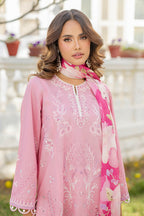 Embroidered Shirt Shalwar Dupatta - 0724